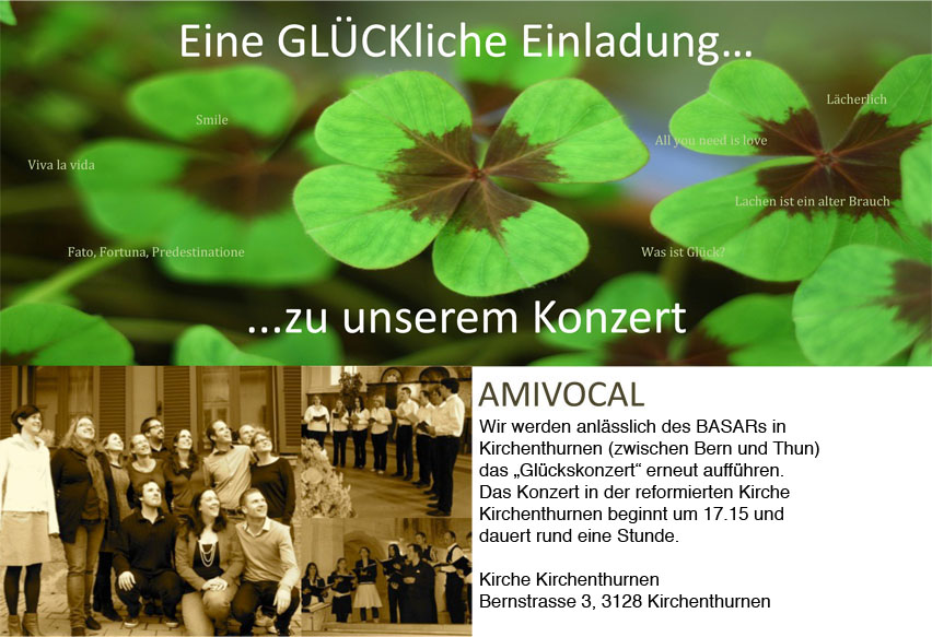 Einladung zum Konzert vom 12.04.2012